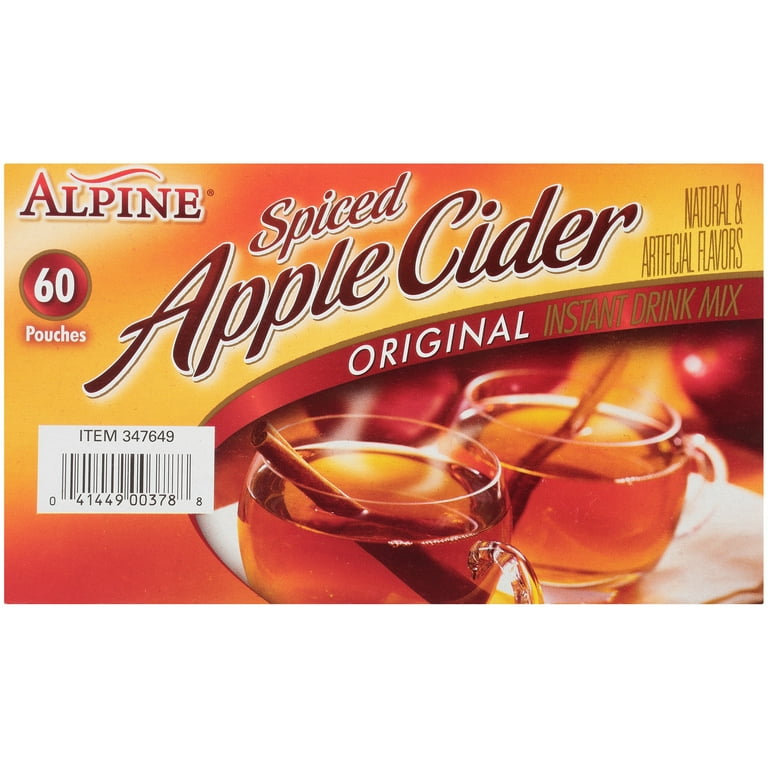 Alpine Original Spiced Apple Cider Instant Drink Mix, Hot
