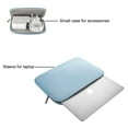 thumbnail image 2 of Mosiso 13.3" Protective Laptop Sleeve for MacBook Air Pro, 13-13.3 inch Water Repellent Neoprene Notebook Bag Case for Lenovo ThinkPad Dell HP Asus Acer, Airy Blue, 2 of 6