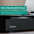 thumbnail image 4 of Electrohome Montrose Record Player Stereo System, 4" Bluetooth Powered Bookshelf Speakers, Belt-Drive Turntable with Audio-Technica Stylus, Speed Control Motor, Built-in Preamp, Wood Plinth, 4 of 8
