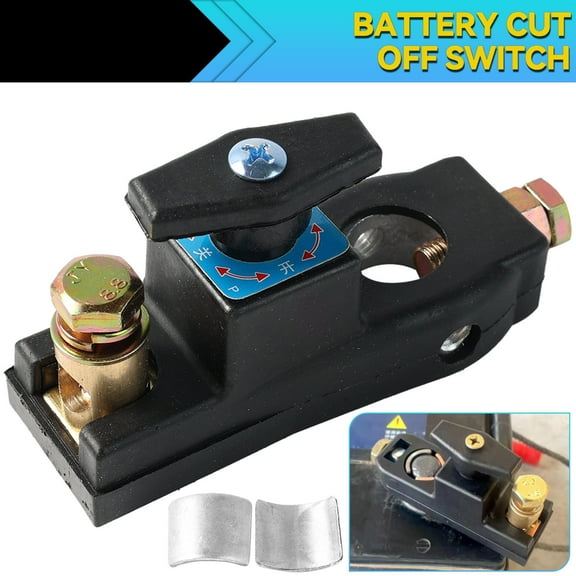 OEMASSIVE Universal 12-24V Car Battery Disconnect Isolator Cut Off Switch Battery Terminal