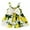 Yellow, variant on Summer Baby Girl Cute Fruit Pattern Bow Sleeveless Dress Casual Toddler Sundress Outfits,0-5T