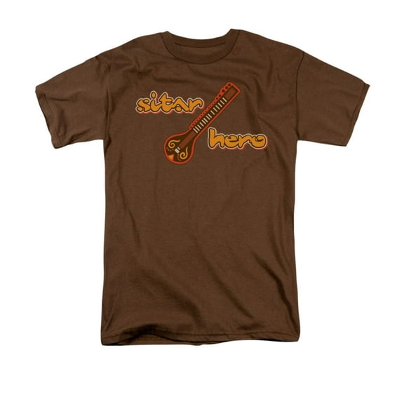 Sitar Hero Instrument Funny  Adult T-Shirt