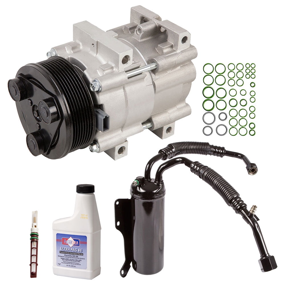For Ford Econoline E450 Super Duty OEM AC Compressor w/ A/C Repair Kit Buyautoparts