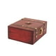 thumbnail image 5 of Caja de almacenamiento de joyas con cerradura de madera Vintage de tamaño pequeño, caja decorativa para tesoros, 5 of 8