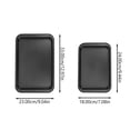 thumbnail image 2 of KONTONTY 2Pcs Oven Pans for Baking Rectangular Ergonomic Design for Easy Cleaning, 2 of 8