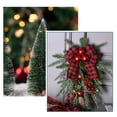thumbnail image 5 of Esaierr Christmas Wreaths Decorations Christmas Wreaths Decor Red Berry for Front Door Indoor Outdoor Farmhouse Wall Holiday Decor Christmas Wreath Door Ornaments, 5 of 9