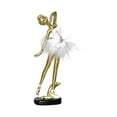 thumbnail image 3 of Estatua de bailarina de ballet, escultura de estilo europeo, colección de obras de arte de resina Estilo A, 3 of 9