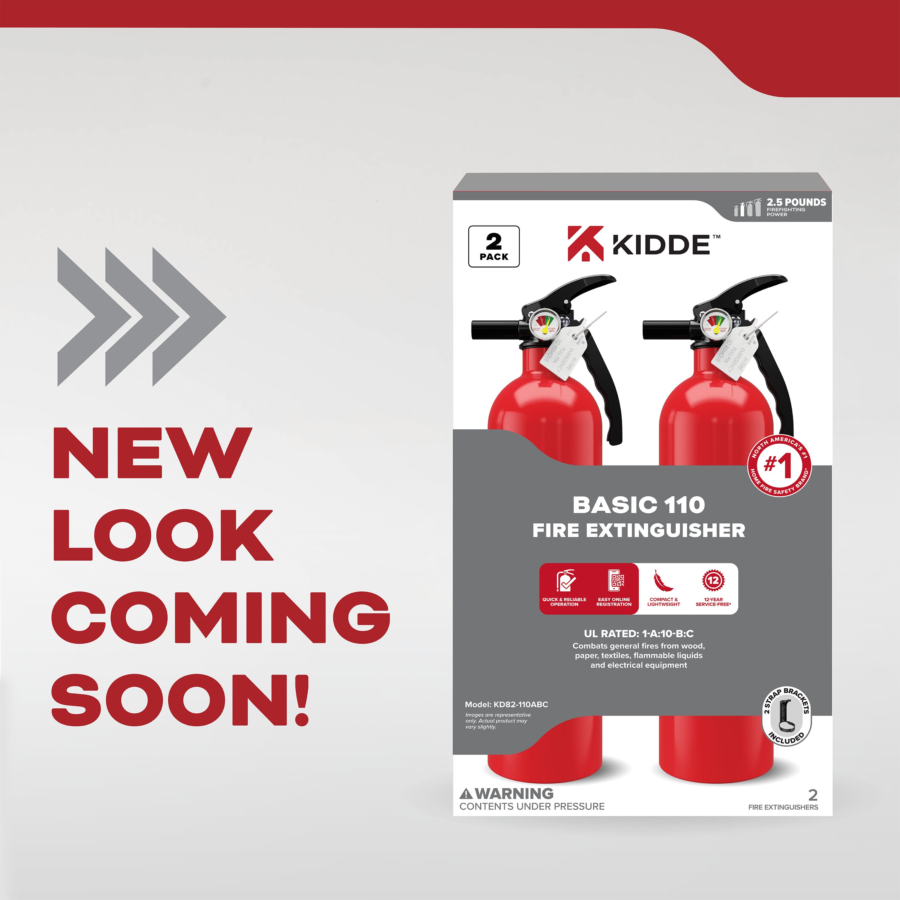 Kidde Basic Home Fire Extinguisher 2 Pack, ABC-Rated photo 3