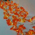 thumbnail image 2 of Guirnalda de otoño con Hojas de arce Led, decoración de luces, decoración navideña, 2 of 5
