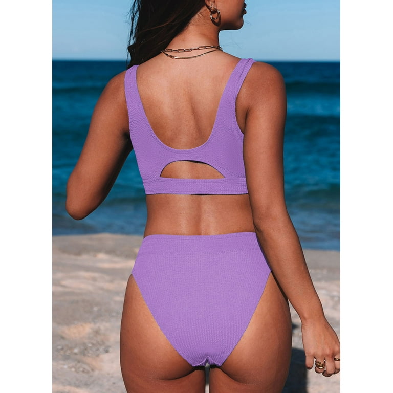 Precipice ting budget Dearlove Womens High Waisted Bikini Swimsuit Cutout Crop Top Bikini Set High Cut Push Up Cheeky Two Piece Bathing Suit Purple L - Walmart.com Precipice ting budget Dearlove Womens High Waisted Bikini Swimsuit Cutout Crop Top Bikini Set High Cut Push Up Cheeky Two Piece Bathing Suit Purple L - Walmart.com