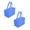 Blue*2, variant on 1-Pack Insulated Grocery Shopping Bags, Insulated Cooler Bag and Food Warmer with Zippered Top for Delivery & Grocery Shopping 11 x 5.5 x 6.7" (Blue)