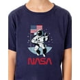 thumbnail image 2 of NASA Boys' Retro NASA Letter Logo Thumbs Up Astronaut Crewneck T-Shirt, 2 of 5