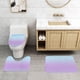 thumbnail image 2 of Juego de 3 alfombrillas de baño Moriah Elizabeth, alfombrillas antideslizantes para baño, alfombra para inodoro, 2 of 7