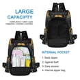 thumbnail image 6 of FORMRS Women's Travel Backpack Purse Anti-Theft Hidden Pockets Casual Shoulder Bag, Navy Blue Art Pattern, 6 of 7