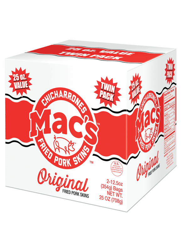 Mac's Pork Rinds in Chips