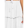 thumbnail image 2 of Women's Boho Elastic High Waist A Line  Swing Beach Maxi  Holiday Skirt, 2 of 3