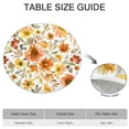 thumbnail image 6 of Round Picnic Table Cloth 100% Waterproof & Oil Proof, Elastic Fitted Table Cover for 36"-44" Round Tables, for Dining, Camping, Outdoor, 6 of 7
