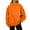 13# Saffron, variant on Thredzr Black Sweatshirt Women Soft Mockneck Spring Warm Oversized Pullover Lightweight Sherpa Cozy Comfort Fleece Basic Tops 13# Black S