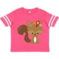 thumbnail image 3 of Inktastic Spring Animals, Cute Squirrel, Colorful Flowers Boys or Girls Toddler T-Shirt, 3 of 5