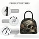 thumbnail image 4 of Balery Vintage Pattern Flower Skull Bolsa de Almuerzo para Mujeres, Caja de Almuerzo, Bolsa de Almuerzo Pequeña Impermeable, Tote de Almuerzo Reutilizable con Gran Capacidad, 4 of 6