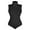 #1 Black, variant on SHAPEVIVA Long Sleeve Bodysuit for Women Mock Turtle Neck Leotard Jumpsuit Shirt Basic Tops