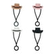 thumbnail image 2 of 4 Tapones Silicona A Prueba Fugas A Prueba Fugas Sombrero Gorro Paja Gorro Paja (cuatro Colores Mezclados 2), 2 of 9