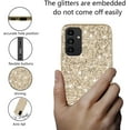 thumbnail image 3 of Compatible with Samsung S24 Plus Case Glitter Shockproof, Phone Samsung Galaxy S24 Plus Case Bling Sparkly TPU and PC Silicone Shiny Girl Women Thin Protective Cover (Gold), 3 of 7