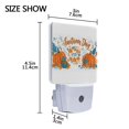 thumbnail image 4 of Yayeee LED Night Light for The Home Plug in With Light Sensors 2 Pack, Big Pumpkins, 4 of 6