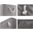 thumbnail image 2 of Boîtes de Rangement Pliables, Grands Paniers en Tissu, Ensemble de 3 (Gris, Petit), 2 of 4