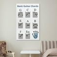 thumbnail image 6 of Beginner Guitar Poster Basic Chords Sheet Learn to Play Guitar Poster New Years Resolution Canvas Wall Art Posters, 6 of 6