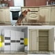thumbnail image 5 of Pestillo magnético para gabinete Jiayi, 2 piezas, muy fino, magnético, adhesivo, pestillo magnético, para muebles, fuerte imán para puertas corredizas, cajones, armario flotante, 5 of 5