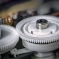 thumbnail image 6 of Uxcell 50Pcs Plastic Gears 16 Teeth Plastic Double Gears Model 16102BA Reduction Gear for RC DIY Robot,White Module 0.5, 6 of 6