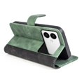 thumbnail image 5 of ﻿For Samsung Galaxy S26 Edge 5G 6.7" Splicing Leather Pattern Flip Buckle Attachment/Closure, Card Slots/Pocket, PU Leather Flip Wallet Case,Green,For Galaxy S26 Edge 5G, 5 of 6