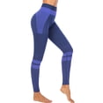 thumbnail image 4 of DODOING Women Yoga Leggings Fitness Pants Gym Fitness Sports Comfy Trousers Compression Sportswear Casual Jogging Pants, Navy Blue, S-XL, 4 of 6