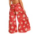 thumbnail image 2 of Femmes Boho Beach Pants Taille Haute Décontracté en Vrac Évasé Jambe Large Droite Impression Beach Pants, 2 of 5