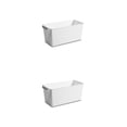 thumbnail image 2 of Wosthever Caja de almacenamiento para el hogar, cocina, organizador de cosméticos, contenedor de artículos diversos, papelera para Angosto 2piezas, 2 of 6