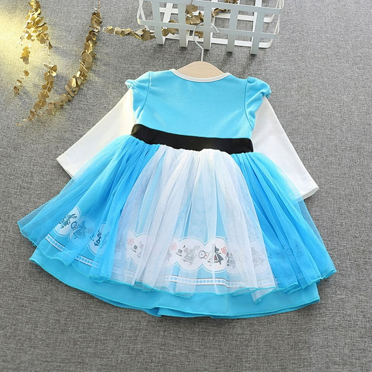 2-6T Toddler Girls Sofia/Alice/Ice Queen/Anna Princess Dress Long Sleeve Tutu Dress - Walmart.com 2-6T Toddler Girls Sofia/Alice/Ice Queen/Anna Princess Dress Long Sleeve Tutu Dress - Walmart.com