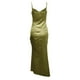 thumbnail image 3 of WILLBEST Vestidos De Lino Para Mujer Nuevo Estilo De Chica Belleza De Corte Bajo De Satén Con Abertura Y Tirantes Delgados Sin Espalda, 3 of 3
