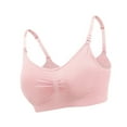 thumbnail image 4 of Sujetador de lactancia Mujer Embarazo Postparto Ropa interior Sujetador sin costuras, Rosa, XL Methold AP001133-09, 4 of 7