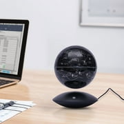 Loyalheartdy 6 Magnetic Levitation Globe ABS LED Color Light Floating World Map Globe for Home Office 12V 1000mA 5-10W
