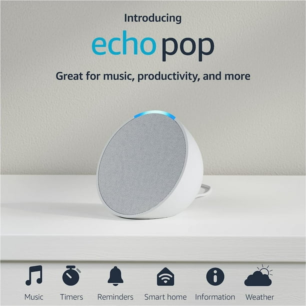  Echo Pop (1st Generation) Smart Speaker with Alexa