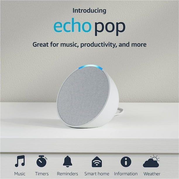  Echo Pop (1st Generation) Smart Speaker with Alexa