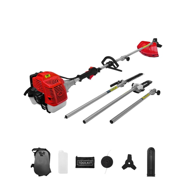 RED V Desbrozadora Multifuncional 4 En 1 Con Extensión 52cc 3hp