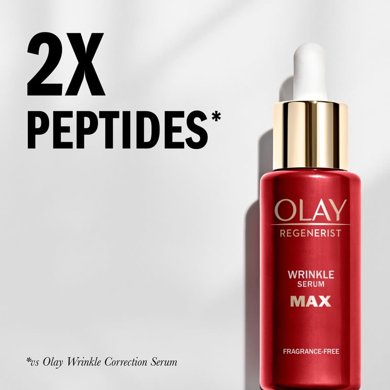Olay Regenerist Max Wrinkle Serum with Peptides, 1.3 oz photo 2