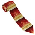 thumbnail image 3 of Balery Red Gold Glitter Corbata Clásica de Seda para Hombre, Corbata Tejida Jacquard, Corbatas Formales para Negocios y Bodas, 3 of 7