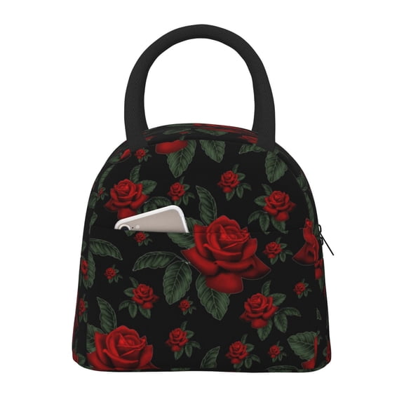 Hirioo Roses for Eco-friendly Lunch Box,Leakproof Lunch Box for School, Work, Travel, and Picnics,Perfect for Meal Prep