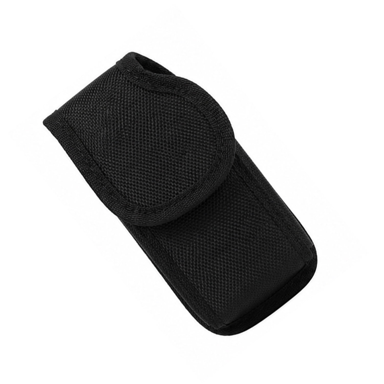 Vertical Rugged Pouch (5") In Black Velcro Closure with Cardboard - Black