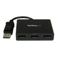 thumbnail image 1 of StarTech.com 3-Port Multi Monitor Adapter, DisplayPort 1.2 MST Hub, Dual 4K 30Hz & 1x 1080p, Video Splitter for Extended Desktop Mode on Windows PCs Only, DP to 3x DP Monitors MST Hub M/n : SV231DPU34K, SVA5N3NEUA (MSTDP123DP) - Transport Multi-Flux - Séparateur Vidéo - Bureau - AC 100/230 V - pour, 1 of 7
