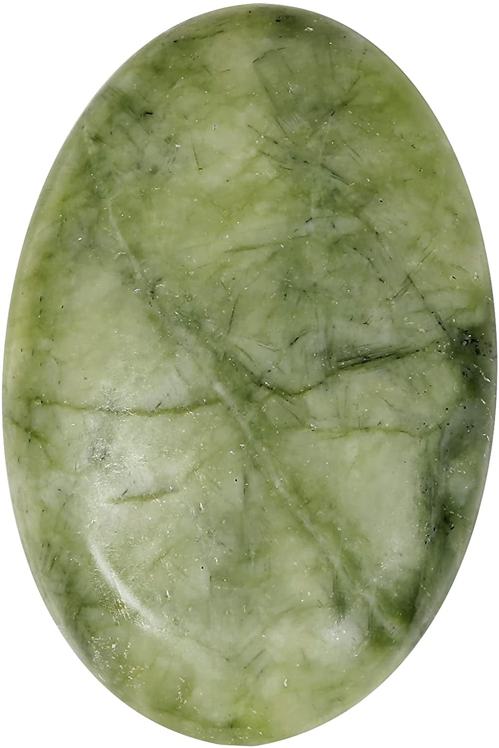 2.36" Natural Gemstone Unakite Crystal Palm Massage Energy Stone Healing Reiki 