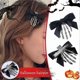 thumbnail image 5 of 2Pcs Halloween Skeleton Claws Hair Clips Cute Skull Hand Hair Clip with Bowknot Halloween Claw Hairpin for Girls Halloween Party Cosplay, 5 of 5